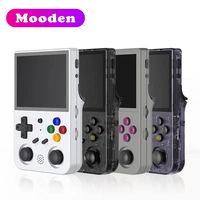 Konsol Game genggam RG353V, konsol Game genggam Android Retro Wifi BT Output RG353V layar 3.5 inci HD untuk PS1/PSP