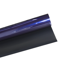 Film Vinyle Adhésif COOLSUN PET Royal Indigo pour Voiture, Effet Brillant, Changement de Couleur, Vente Chaude