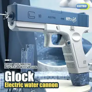 Yeni çocuk tekrarlanan su tabancası otomatik su tabancası açık interaktif oyuncak tabanca