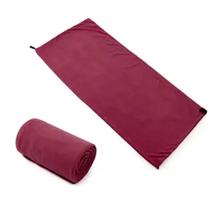 TBCS-655 ultraleichte Fleece Umschlag Schlafsack Liner für Sommer oder Warm-Wetter Camping, Umschlag Schlafsack für Camping