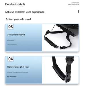 <span class=keywords><strong>Casco</strong></span> de Seguridad para Bicicleta para Niños, Mujeres y Hombres, Ajustable, con Visera <span class=keywords><strong>Desmontable</strong></span>, Ligero, con Luz - Product Image 3