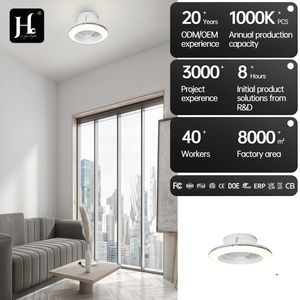 Ventilador de techo LED decorativo moderno con motor de CC de cobre puro y aspas de ABS de alta calidad, con control remoto, de 18 pulgadas. - Product Image 6