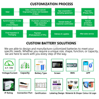 Batterie Li-ion polymère certifiée KC, vente en gros OEM ODM, 80mAh~3000mAh, 3.7V, batterie Lipo, batterie de remplacement pour traceur GPS