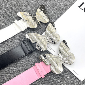 <span class=keywords><strong>Ceinture</strong></span> décorative Song Yanfei Same Golden Big Butterfly, nouvelle collection 2023, style Spice Girls, passe-partout, pour robe y2k - Product Image 1