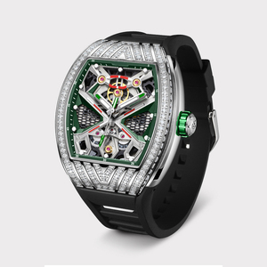 VLOVE Leisure Speed Pioneer Series <span class=keywords><strong>Montre</strong></span> mécanique automatique Ceinture en caoutchouc Montres de sport lumineuses pour hommes - Product Image 3