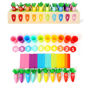 COMMIKI OEM Puzzle in Legno Personalizzato con Forme Matematiche, Auto Abbinabili, Blocchi Digitali in Legno per Bambini, Giocattolo Educativo per la <span class=keywords><strong>Matematica</strong></span> - Product Image 2