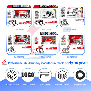 Robot chien intelligent programmable Chengji Ai avec éclairage et musique, jouet robot chien RC pour télécommande 2.4g interactif - Product Image 4