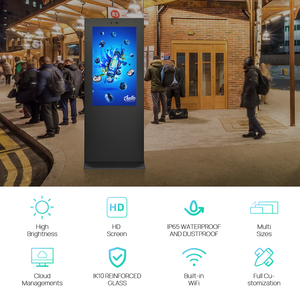 Écran LCD d'affichage publicitaire numérique extérieur étanche IP65 de 49, 55, 65, 75 pouces, personnalisé, fabriqué en Chine – Offre Spéciale - Product Image 3
