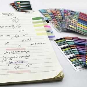 20 PCS 6000 Sheets Self-Adhesive Very Fine Index Stickers Transparent Waterproof Stationery for Students and Office Supplies - Product Image 6