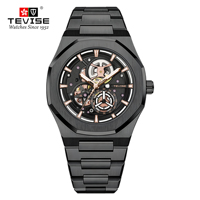 Montre mécanique automatique pour homme TEVISE 840E, boîtier en alliage, montre-bracelet squelette, étanche, montres mécaniques de luxe pour affaires