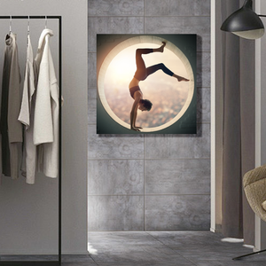 Dipinto a Olio su Tela di <span class=keywords><strong>Ballerina</strong></span> Sexy, Ritratto Nudo e Temi Animali per Decorazione Domestica del Soggiorno - Product Image 2