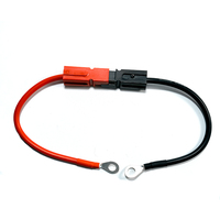 Kit de câbles de batterie audio pour voiture avec porte-fusible - Câble d'alimentation rouge et noir pour l'installation d'un amplificateur et d'un caisson de basses - Amélioration 12V pour véhicule