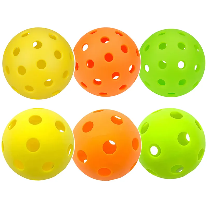 Bolas de pickleball personalizadas de alta qualidade com 40 buracos