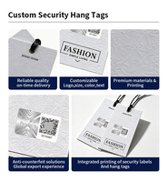 Étiquettes et tags personnalisés pour vêtements, en papier blanc de luxe 700 g/m² avec estampage à chaud doré, pour robes et tenues
