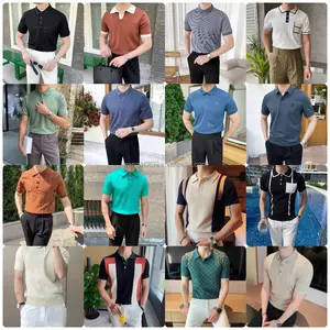 Hochwertiges Polo-Hemd Mode Herren besticktes Polo-Hemd Sommer Baumwolle Herren Kurzarm-T-Shirt Großhandel