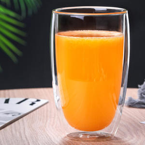 8 унций, 250 мл, высокая боросиликатная чашка с двойными стенками, стеклянная чашка для чая с двойными стенками - Product Image 6