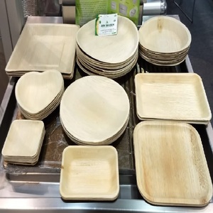 จานชามทรงสี่เหลี่ยมผืนผ้าแบบ Areca แบบใช้แล้วทิ้งแผ่นจานตั้งแคมป์แกะสลักอเนกประสงค์ย่อยสลายได้ตามธรรมชาติ - Product Image 4