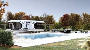 Casa Cápsula Diseños Casa Contenedor para Dormir Casa para <span class=keywords><strong>Hotel</strong></span> Contenedor Casas Cabaña Villa para Exteriores Modulares Casas Capsula - Product Image 4