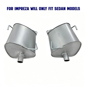 Silenciador de escape para Forester 2009-2013 e Impreza 2008-2011 2.5L, sistema de escape de acero inoxidable, tubo de escape - Product Image 2