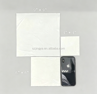 Lingettes en microfibre sans peluches JingYa WIP-3091 pour écrans LCD de téléphones portables, absorption >490, classe 100, vente en gros