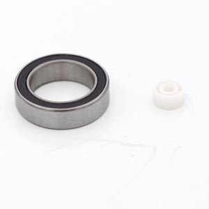 Roulement hybride en céramique 6701 en acier inoxydable 12x18x4mm 6701-2RS avec billes noires Si3N4 lubrifiées à l'huile pour usage industriel - Product Image 2