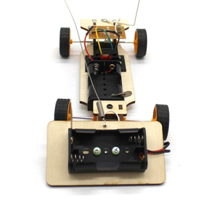 Kit de voiture télécommandée en bois, jouet éducatif scientifique DIY pour enfants de 7 à 9 ans - Product Image 2