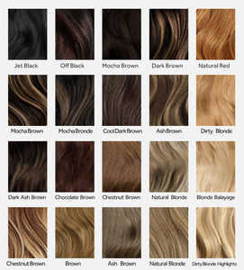 ช่อผมมนุษย์แท้สีดำธรรมชาติมัดเป็นลอนคลื่น - Product Image 6