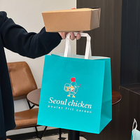 Logo personnalisé écologique biodégradable papier kraft restaurant frites pépites de poulet Burger à emporter restauration rapide taco sac d'emballage