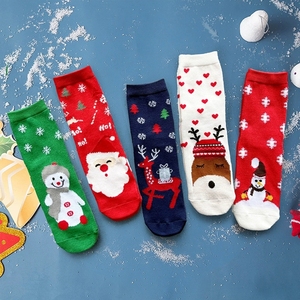 <span class=keywords><strong>Chaussettes</strong></span> de Noël les plus vendues, nouveau design, motif Père Noël, rennes, bonhomme de neige, <span class=keywords><strong>chaussettes</strong></span> mi-mollet unisexes, cadeau de Noël confortable pour hommes - Product Image 2