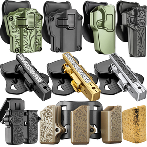 ซองใส่แม็กกาซีนปืนพก 9 มม. แบบยุทธวิธี สำหรับปืนพก 17 19 1911 G17 G19 Beretta 92 Taurus <span class=keywords><strong>CZ</strong></span> 75 <span class=keywords><strong>P10</strong></span> - Product Image 1