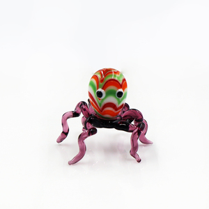 Seni Folk hewan laut gurita kecil Murano Firugine teknik pemasangan lampu warna kustom untuk dekorasi rumah - Product Image 3