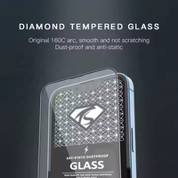 Protection d'écran en verre trempé pour iPhone 16 15 14 Pro Max, compatible avec les coques de téléphone