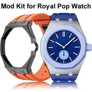 Upro ชุด MOD แบบเต็มรูปแบบสุดหรูสำหรับ Audemars-Piguet-Swatch Royal POP Collection เคสนาฬิกาสแตนเลสและชุดยาง - Product Image 1