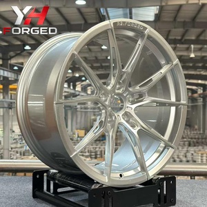 Jantes forgées concaves argentées YH Custom 5x120 5x112 R2 pour BMW F87 F80 F82 F83 G87 G80 G81 G82 G83 M2 M3 M4 Porsche Cayenne - Product Image 1