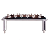 Pont de guitare en métal chromé JM pour guitares de style Jmaster Mustang, accessoires de guitare NEUF