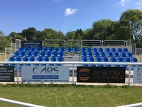 Tribunes modulaires en métal, tribunes temporaires multi-usages, sièges de tribunes de stade pour l'extérieur