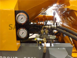 SANQ Pompa Mixer Beton Elektrik, Mixer Semen Jalan, Pompa Mixer Generator Elektrik dengan 30m 3/H Output Beton - Product Image 4