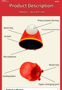 Factory AI <b>Clock</b> AI Alarm, As Nintendo Smart <b>Led</b> Digital Alarm <b>Clocks</b> AI Voice Assistant Chatgpt Education AI school companion - Product Image 4