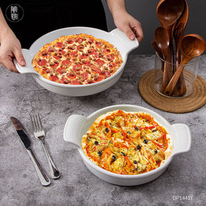 Hộ gia đình men đa chức năng gốm chiên Chảo gang công suất lớn không dính cảm ứng nồi gốm nướng chảo - Product Image 5