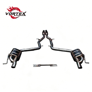 Escape Trasero Vortex de Acero Inoxidable con Válvulas para Mercedes-Benz GLS450 GLS400 X166 3.0T V6 2016-2019, Sonido Agresivo con Control Remoto - Product Image 1