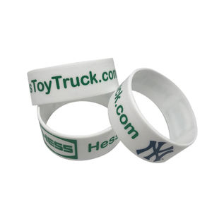 Pulseras de goma de <span class=keywords><strong>1</strong></span> pulgada de ancho, logo personalizado, de silicona, deportivas, baratas - Product Image 2