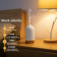 Diffuseur d'arômes en céramique, diffuseur d'huiles essentielles, diffuseur ultrasonique d'aromathérapie, diffuseur en céramique creux pour bureau, chambre à coucher