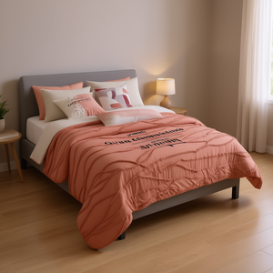 Juego de Funda de Edredón Catalonia Vianney, Tamaño Queen 225x235 cm, Poliéster Reversible, Diseño Minimalista, Ropa de Cama para el Hogar - Product Image 2