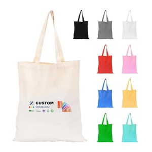 Grand sac fourre-tout ouvert écologique Sacs à main en toile Sac à provisions de plage Sac fourre-tout durable - Product Image 1