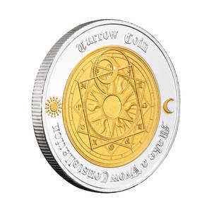 เหรียญที่ระลึก12กลุ่มดาวไพ่ทาโรต์ยุโรปและอเมริกาของขวัญเหรียญที่ต้องการความรักโชคดี - Product Image 5