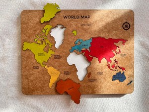 <span class=keywords><strong>Carte</strong></span> du <span class=keywords><strong>monde</strong></span> en bois bébé <span class=keywords><strong>nom</strong></span> Puzzle cadeau d'anniversaire enfants jouet personnalisé enfant en bas âge <span class=keywords><strong>nom</strong></span> Puzzle enfants bois Puzzle Montessori jouets - Product Image 6