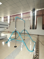 Barres horizontales d'intérieur pour enfants, réglables, en acier et caoutchouc, pour la force musculaire, barres de traction portables et pliables pour la gym et le fitness à domicile