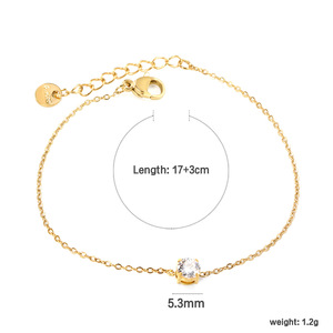 Colliers à la mode en chaîne, pendentif en zircon doré, design géométrique, bijoux de fête - Product Image 5