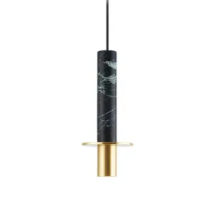 Moderne Eenvoudige Metalen Decoratieve Led Opknoping Lichten Nordic Marmer Hanglamp Voor Woonkamer Bar Bedside