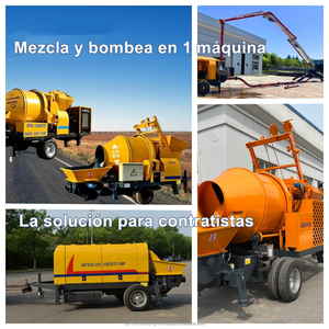 Pompe à béton, bétonnière, pompe à béton diesel, bétonnière mobile haute pression, pompe à béton et bétonnière, engins de chantier - Product Image 6